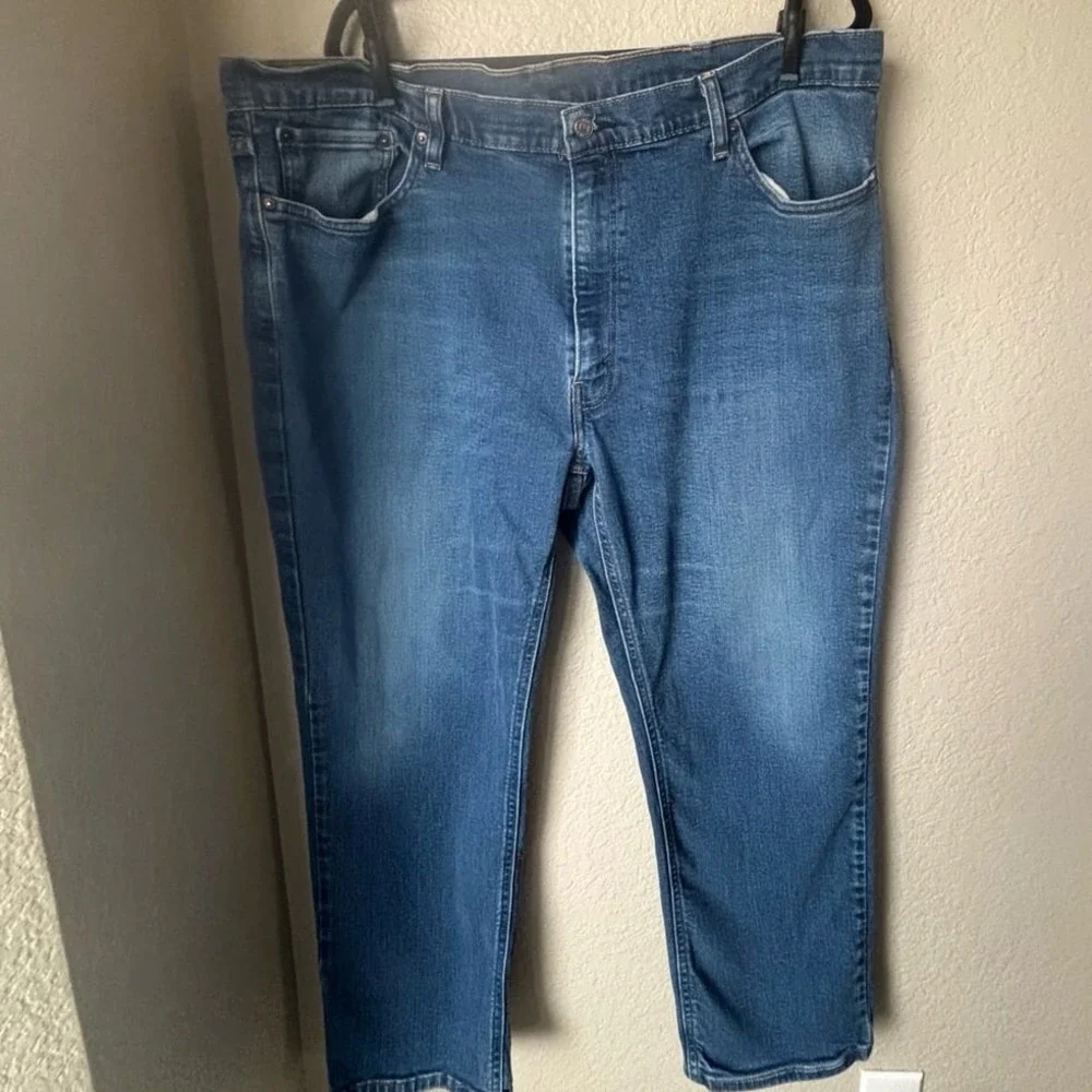 Levi's 541 Athletic Fit Mens W42 L30 Jeans Light Wash Denim Jeans‎